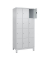 Schließfachschrank Classic Plus lichtgrau 080010-304 S10009, 12 Schließfächer 90,0 x 50,0 x 195,0 cm