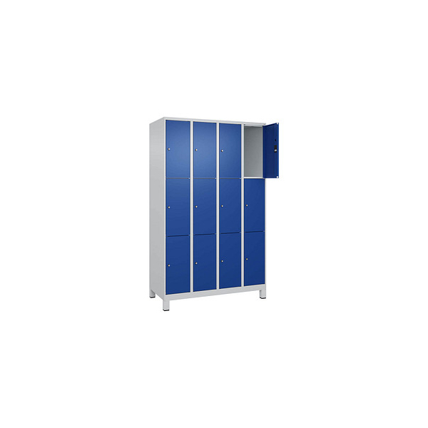 4066681681989 - Schließfachschrank Classic Plus enzianblau lichtgrau 080010-403 S10003 12 Schließfächer 1200 x 500 x 1950 cm 4066681681989 4066681681989 - Schließfachschrank Classic Plus enzianblau lichtgrau 080010-403 S10003 12 Schließfächer 1200 x 500 x 1950 cm 4066681681989