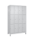 Schließfachschrank Classic Plus lichtgrau 080010-403 S10009, 12 Schließfächer 120,0 x 50,0 x 195,0 cm