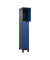 Schließfachschrank Classic Plus enzianblau, schwarzgrau 080010-103 S10025, 3 Schließfächer 30,0 x 50,0 x 195,0 cm