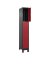Schließfachschrank Classic Plus rubinrot, schwarzgrau 080010-103 S10026, 3 Schließfächer 30,0 x 50,0 x 195,0 cm