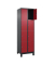 Schließfachschrank Classic Plus rubinrot, schwarzgrau 080010-204 S10043, 8 Schließfächer 60,0 x 50,0 x 195,0 cm