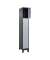 Schließfachschrank Classic Plus schwarzgrau, weißaluminium 080010-104 S10034, 4 Schließfächer 30,0 x 50,0 x 195,0 cm
