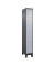 Schließfachschrank Classic Plus schwarzgrau, weißaluminium 080010-104 S10034, 4 Schließfächer 30,0 x 50,0 x 195,0 cm