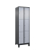 Schließfachschrank Classic Plus schwarzgrau, weißaluminium 080010-203 S10038, 6 Schließfächer 60,0 x 50,0 x 195,0 cm