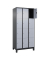 Schließfachschrank Classic Plus schwarzgrau, weißaluminium 080010-304 S10044, 12 Schließfächer 90,0 x 50,0 x 195,0 cm