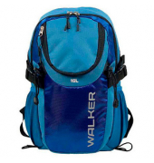 Schulrucksack Flow Kunstfaser blau