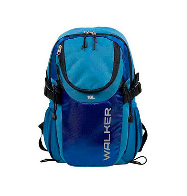 Schulrucksack Flow Kunstfaser blau
