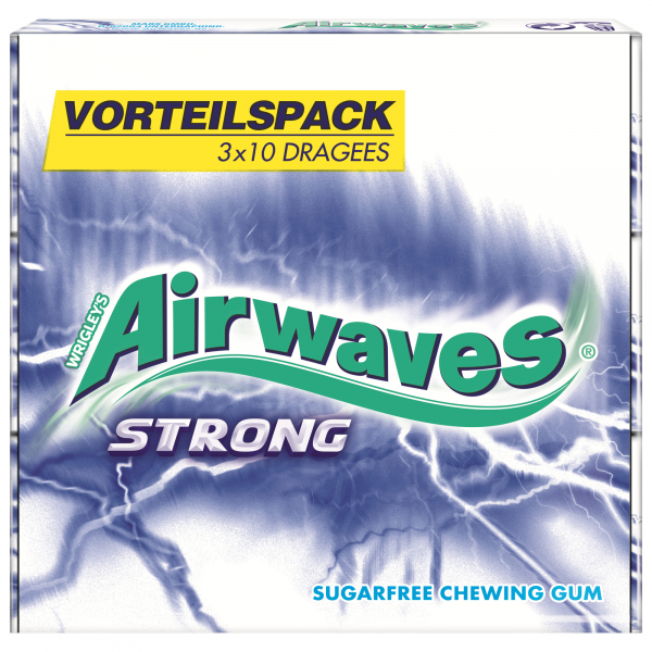 4009900474214 - AIRWAVES Kaugummi 366540 Strong 3x10St 4009900474214 30 Stück 4009900474214 - AIRWAVES Kaugummi 366540 Strong 3x10St 4009900474214 30 Stück