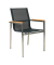 Sitzgruppe Boston 1, silber Textilene, Metall, 5-teilig