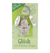 Schlüsselanhänger 004 Schutzengel silber,