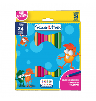 Paper Mate Kids Buntstift 2166489 sort. 24St.