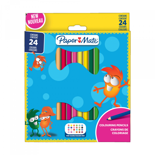 3026981664892 -  Paper Mate Kids Buntstift 2166489 sort 24St 3026981664892 Newell Rubbermaid 24 Stück