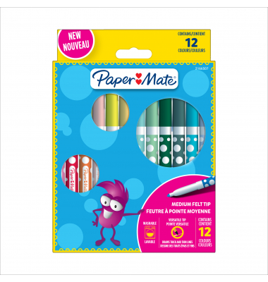 Paper Mate Filzstift 2166507 sort. 12St.