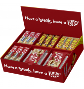 KitKat Riegel Topseller Box sort 64St