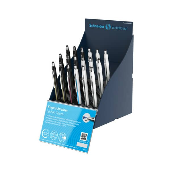 18 Stück Schneider Kugelschreiber Epsilon Touch 304201, blau, XB, nachfüllbar  Schneider