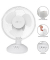 Tischventilator VL-3601 263698 2-stufig weiß