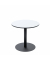 Bistrotisch MEZZO TRMR80.01.13, 75cm (H), 80x80cm (BxT), rund, weiß / schwarz