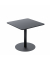 Bistrotisch MEZZO, 75cm (H), 80x80cm (BxT), quadratisch, schwarz / schwarz matt
