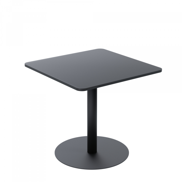 3660141226461 - Bistrotisch MEZZO 75cm (H) 80x75x80cm (BxHxT) (BxT) quadratisch schwarz   schwarz matt 3660141226461 PAPERFLOW
