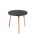 Bistrotisch PALOMBA, 75cm (H), 80x80cm (BxT), rund, schwarz / buche
