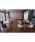 Bistrotisch PALOMBA, 75cm (H), 80x80cm (BxT), rund, schwarz / buche