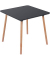 Bistrotisch PALOMBA TRPC80X80.23.01, 75cm (H), 80x80cm (BxT), quadratisch, schwarz / buche