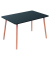 Bistrotisch PALOMBA TRPC80X120.23.01, 75cm (H), 120x80cm (BxT), rechteckig, schwarz / buche