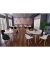 Bistrotisch PALOMBA TRPC80X120.23.13, 75cm (H), 120x80cm (BxT), rechteckig, weiß / buche