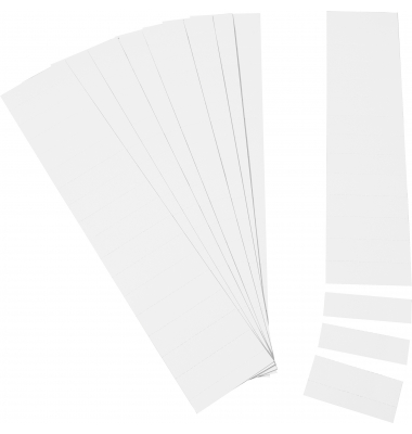 Einsteckkarten Ultradex 8492, 6cm, weiß