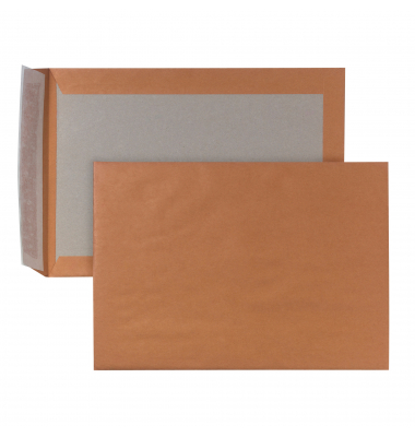 Versandtaschen Posthorn 00014006 mit Papprückwand, B4, ohne Fenster, haftklebend, 120g, braun