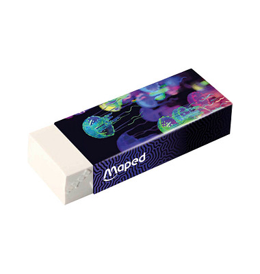 2 maped Radiergummi Deepsea Paradiese weiß