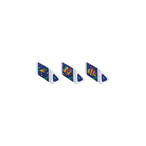 3154141195228 - 3 maped Radiergummis PIXEL PARTY weiß 3154141195228 maped 3 Stück 3154141195228 - 3 maped Radiergummis PIXEL PARTY weiß 3154141195228 maped 3 Stück