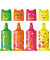Mini-Textmarker PIXEL PARTY Mini, 743602, Etui, 4-farbig sortiert, 1-5mm Keilspitze