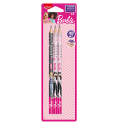 Bleistift-Set Barbie, 850801, Härte HB, rosa, grau