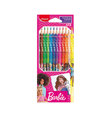 Barbie Buntstifte farbsortiert