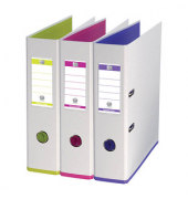 10 OXFORD myColour Strong-Line Ordner farbsortiert Karton 8,0 cm DIN A4