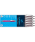 Kugelschreiber Slider Rave XB rose Schreibfarbe blau