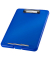 Klemmbrett the clip H2532030, A4, blau transluzent, Kunststoff