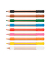 Buntstifte-Set griffix, 701334, 10-farbig sortiert, dreikant, ergonomisch, Packung