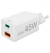 GaN-Ladeadapter weiß, 45 Watt