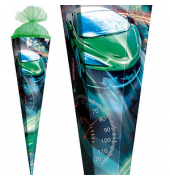 Schultüte Racing mehrfarbig