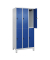 Spind Classic Plus enzianblau, lichtgrau 080310-30 S10003, 6 Schließfächer 90,0 x 50,0 x 195,0 cm