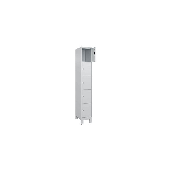 4066681679665 - Schließfachschrank Classic Plus lichtgrau 080010-105 S10009 5 Schließfächer 300 x 500 x 1950 cm 4066681679665 C+P-Möbel 4066681679665 - Schließfachschrank Classic Plus lichtgrau 080010-105 S10009 5 Schließfächer 300 x 500 x 1950 cm 4066681679665 C+P-Möbel