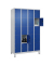 Schließfachschrank Classic Plus enzianblau, lichtgrau 080010-405 S10003, 20 Schließfächer 120,0 x 50,0 x 195,0 cm