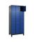 Schließfachschrank Classic Plus enzianblau, schwarzgrau 080010-305 S10039, 15 Schließfächer 90,0 x 50,0 x 195,0 cm