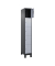 Schließfachschrank Classic Plus schwarzgrau, weißaluminium 080010-105 S10033, 5 Schließfächer 30,0 x 50,0 x 195,0 cm