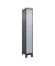 Schließfachschrank Classic Plus schwarzgrau, weißaluminium 080010-105 S10033, 5 Schließfächer 30,0 x 50,0 x 195,0 cm