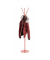 Kleiderständer 47499 rot Metall 3 Haken 35,0 x 173,0 cm