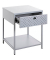 Konsole Nachttisch Metall grau 40,0 x 40,0 x 53,0 cm